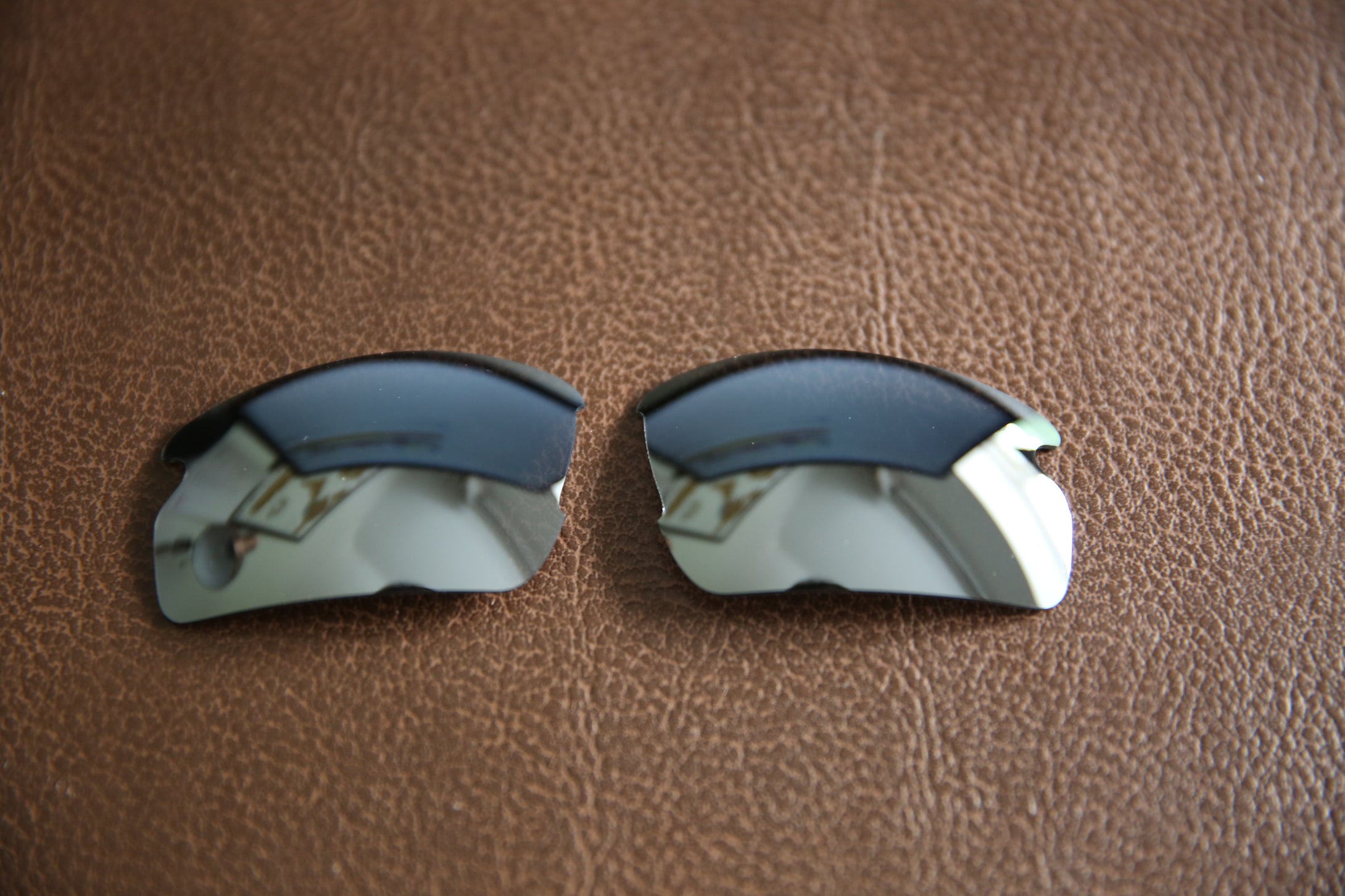 PolarLens POLARIZED Replacement Lens for-Oakley Flak Jacket 2.0 - Silver