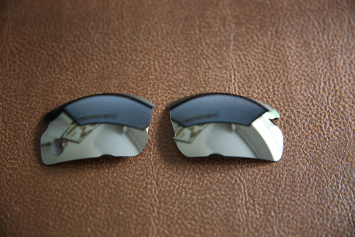 PolarLens POLARIZED Replacement Lens for-Oakley Flak Jacket 2.0 - Silver