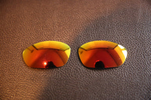 PolarLens POLARIZED Fire Red Replacement Lens for-Oakley Straight Jacket 2007+