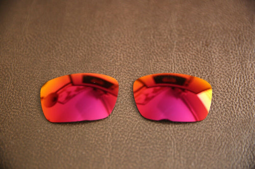 PolarLens POLARIZED Red Blue Mirror Replacement Lens for-Oakley Fuel Cell