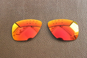 PolarLens POLARIZED Fire Red Replacement Lens for-Oakley Breadbox Sunglasses