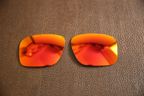 PolarLens POLARIZED Fire Red Replacement Lens for-Oakley Holbrook XL sunglasses