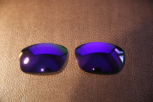 PolarLens POLARIZED Purple Replacement Lens for-Oakley Badman sunglasses