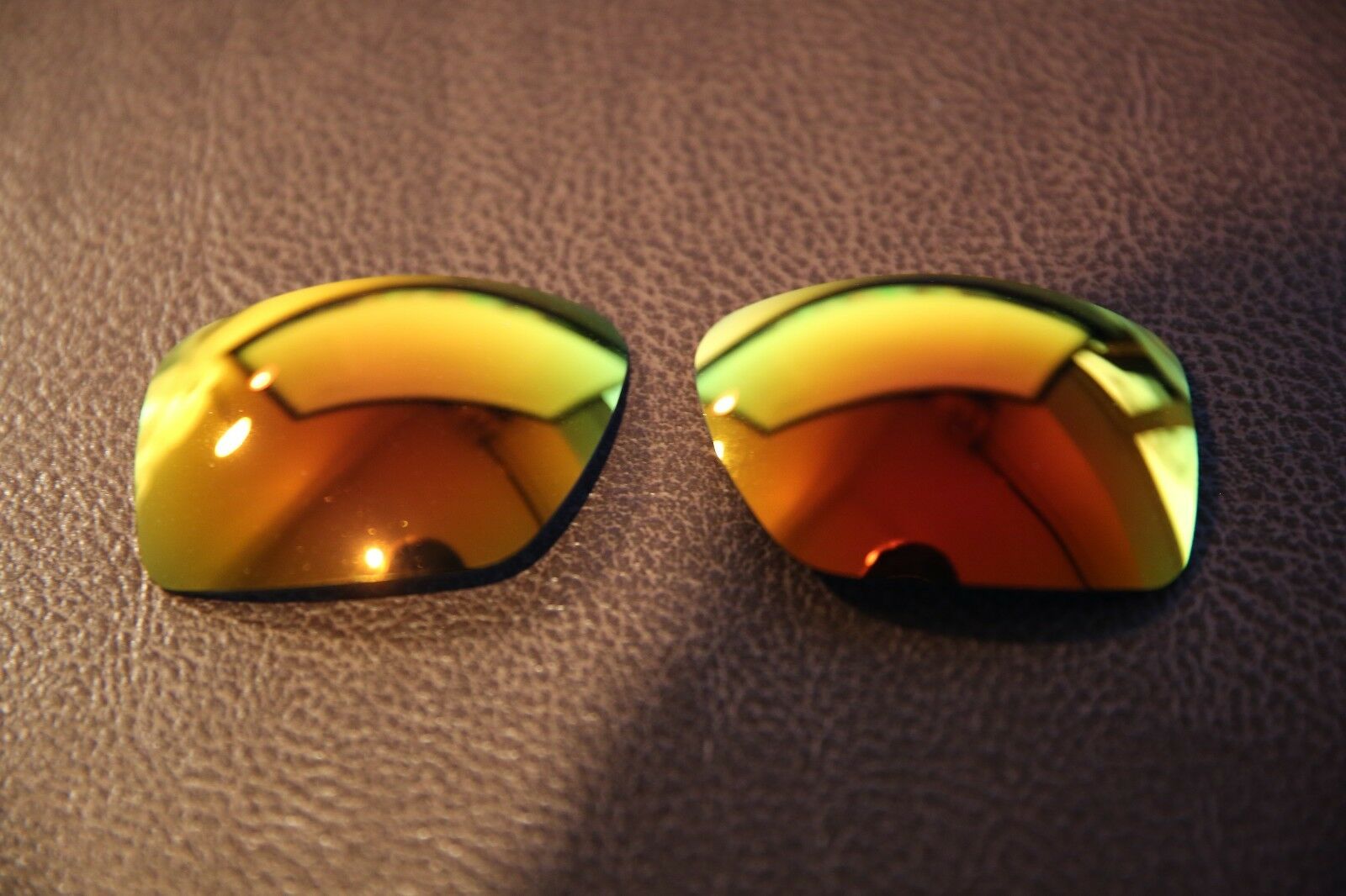 PolarLens POLARIZED Fire Red Iridium Replacement Lens for Oakley Big T Polarlens