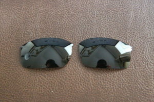PolarLens POLARIZED Black Replacement Lens for-Oakley Wiretap