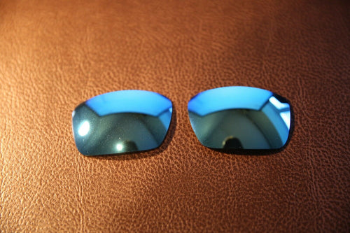 PolarLens POLARIZED Ice Blue Replacement Lens for-Oakley Badman sunglasses