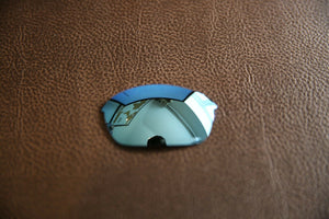 PolarLens POLARIZED Smoke Blue Replacement Lens for-Oakley Flak Jacket