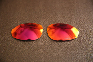 PolarLens POLARIZED Fire Red Replacement Lens for-Oakley Straight Jacket 1999