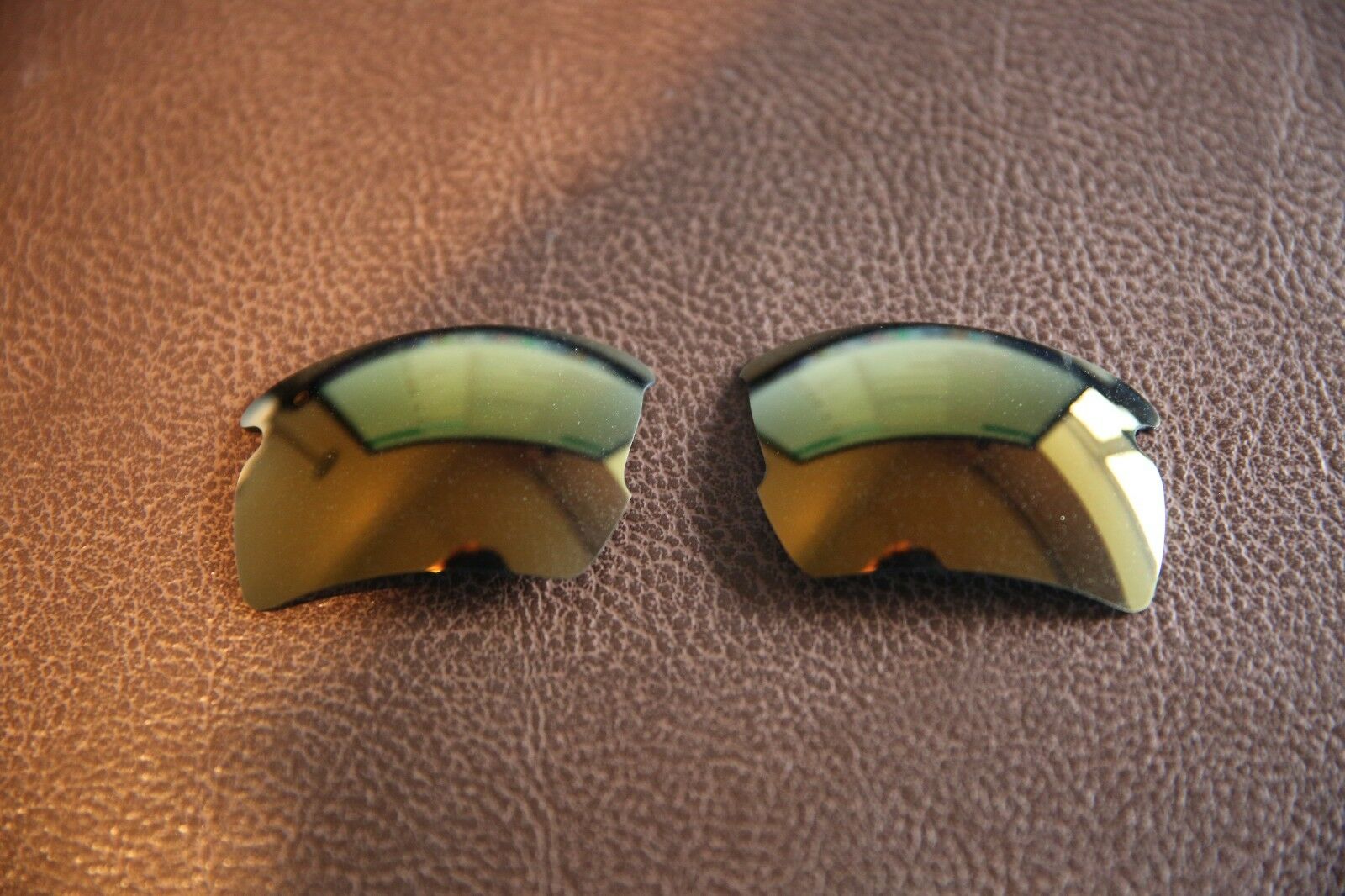 PolarLens POLARIZED 24k Gold Replacement Lens for-Oakley Flak Jacket 2.0 XL