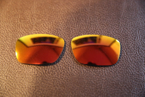 PolarLens POLARIZED Fire Red Iridium Replacement Lens for-Oakley Tinfoil