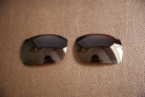 PolarLens POLARIZED Brown Replacement Lens for-Oakley Oil Drum sunglasses