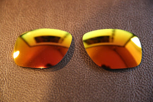 PolarLens POLARIZED Fire Red Iridium Replacement Lens for-Oakley Dispatch 1