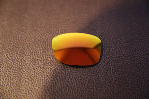 PolarLens POLARIZED Fire Red Iridium Replacement Lens for-Oakley Jupiter Squared