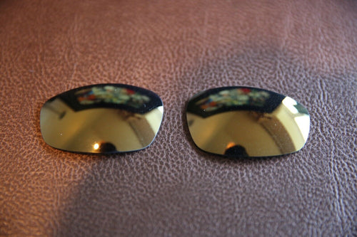 PolarLens POLARIZED 24k Gold Replacement Lens for-Oakley Split Jacket sunglasses