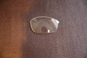 PolarLens Clear Transparent Replacement Lens for-Oakley Flak Jacket sunglasses