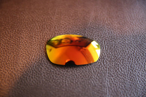 PolarLens POLARIZED Fire Red Iridium Replacement Lens for-Oakley Split Jacket