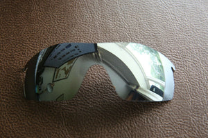 PolarLens POLARIZED Silver Replacement Lens for-Oakley RadarLock XL sunglasses