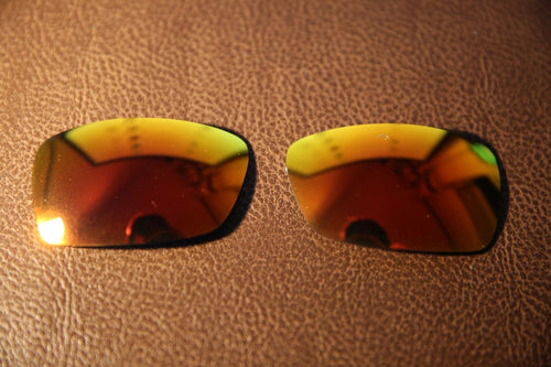 PolarLens POLARIZED Fire Red Iridium Replacement Lens for-Oakley Spike