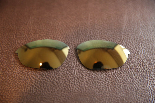 PolarLens POLARIZED 24k Gold Replacement Lens for-Oakley Half Jacket sunglasses