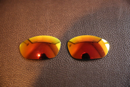 PolarLens POLARIZED Fire Red Replacement Lens for-Oakley Straight Jacket 2007+