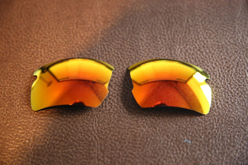 PolarLens POLARIZED Red Fire Replacement Lens for-Oakley Flak Jacket 2.0 XL