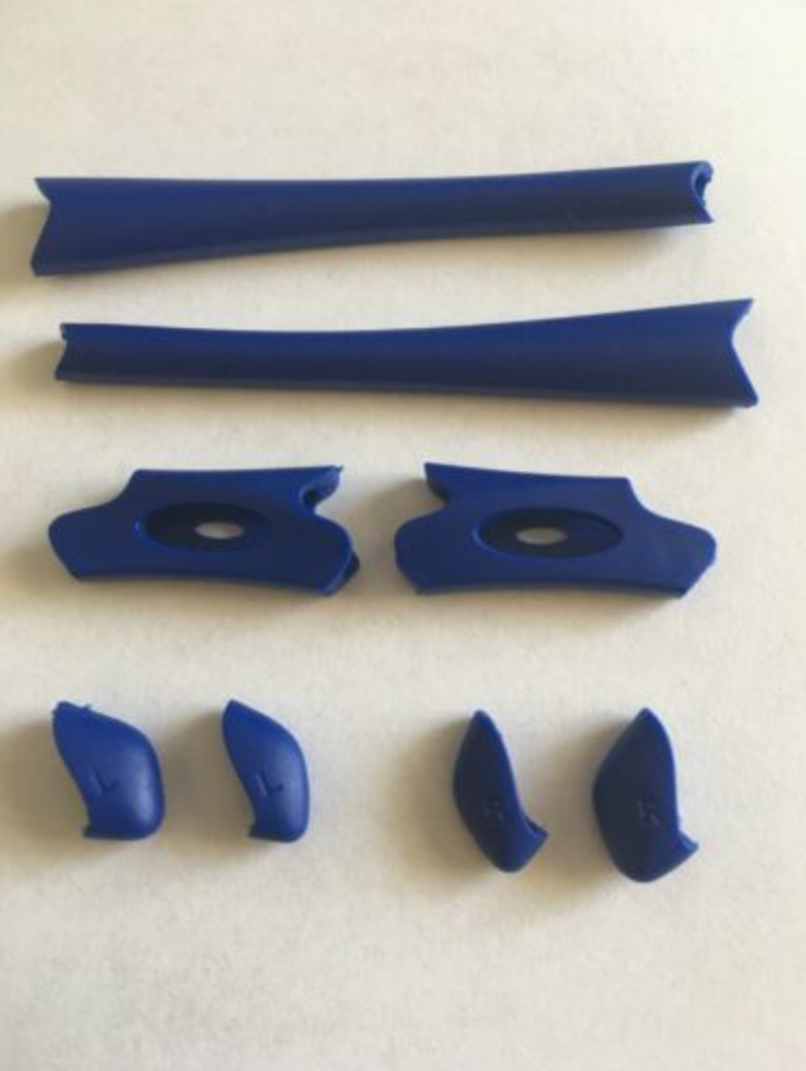 Oakley Flak Jacket Rubber Kit Nose Piece Ear Socks Replacement Polarlens