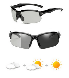 PolarLens Photochromic Polarized Flak Style Sunglasses Lens Cycling Running Driving Sports